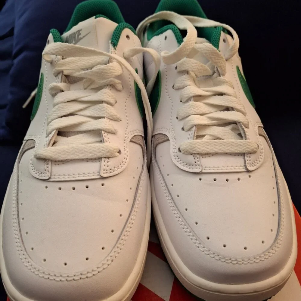 Nike Gamma Force White Green Smoke Gray DX9176-006 Shoes-Womens 7.5 - Picture 4 of 5